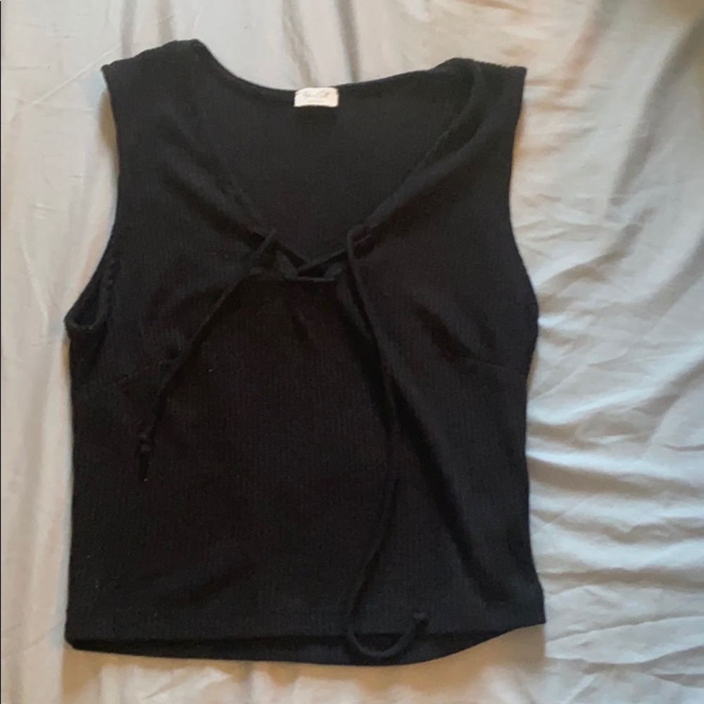 Brandy Melville/John Galt Criss Cross Tank Top
